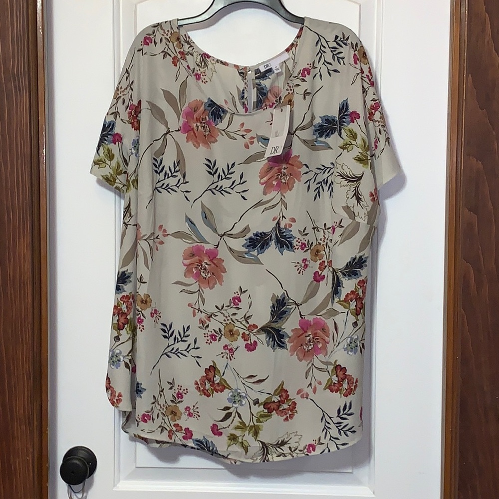 NWT DR2 blouse in 3X